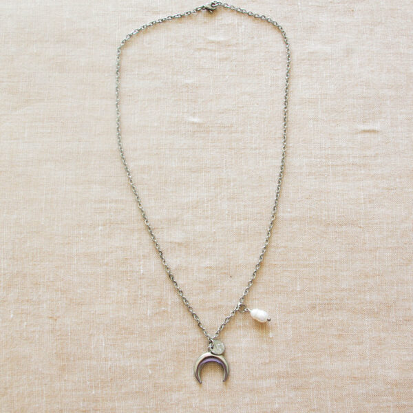 Collier Crepuscule Argenté – Image 2