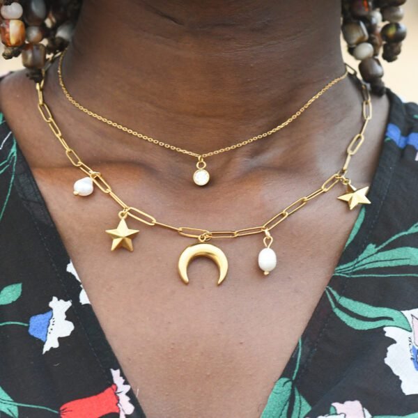 Collier Strass Choker/ ras du cou