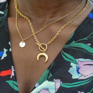 Collier Unique Lune
