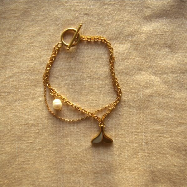 Bracelet double chaîne