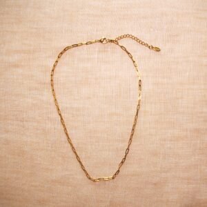 Collier Chaîne paperclip fine