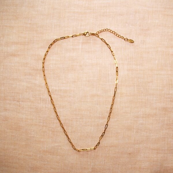 Collier Chaîne paperclip fine