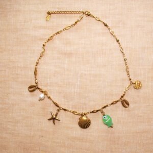 Collier Breloque Mer
